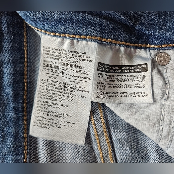 Women's Levi's Mile high super skinny jeans - Picture 5 of 5